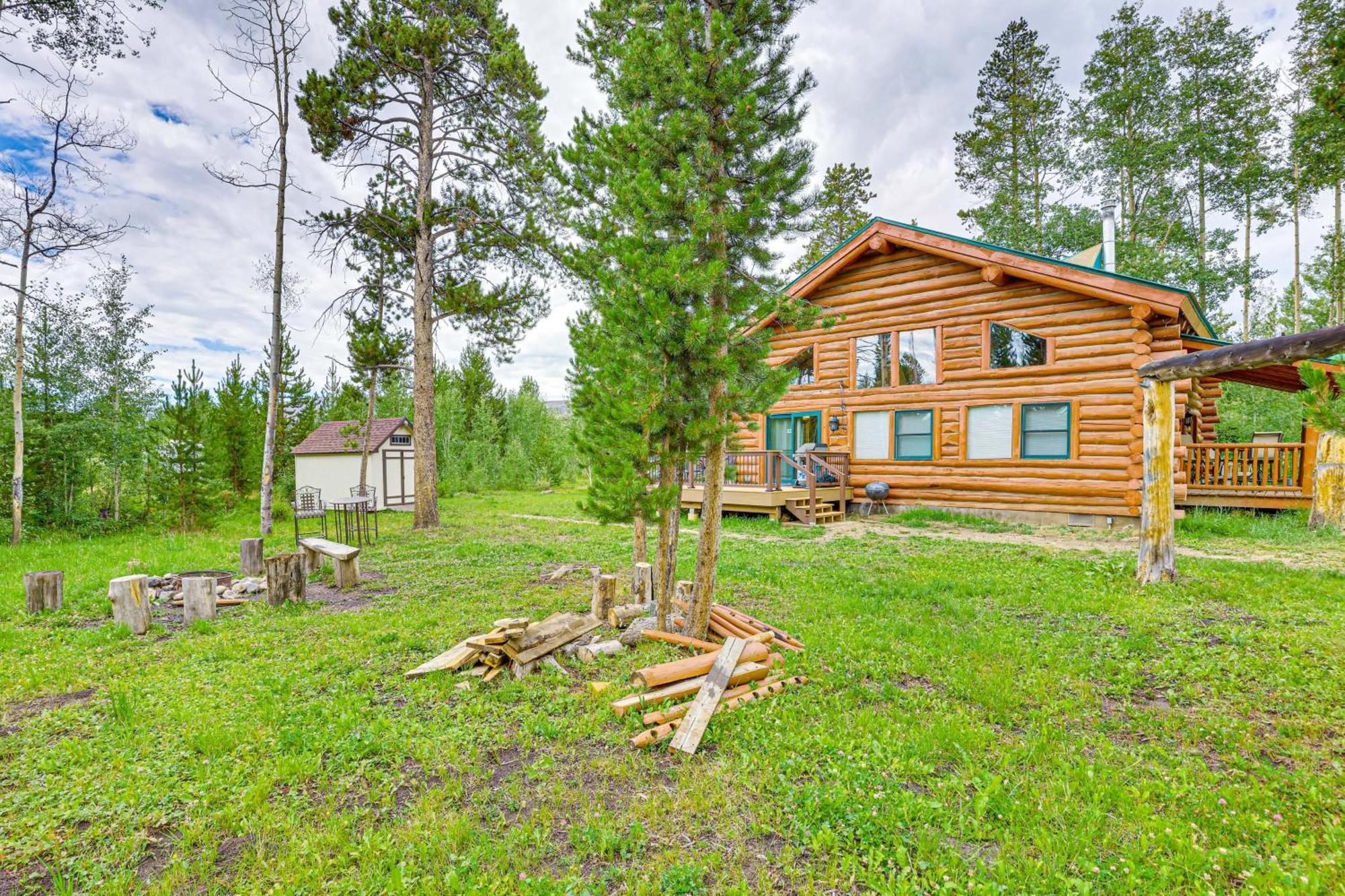 Grand Lake Cabin With Direct Access To Rocky Mtn Np! Exteriör bild